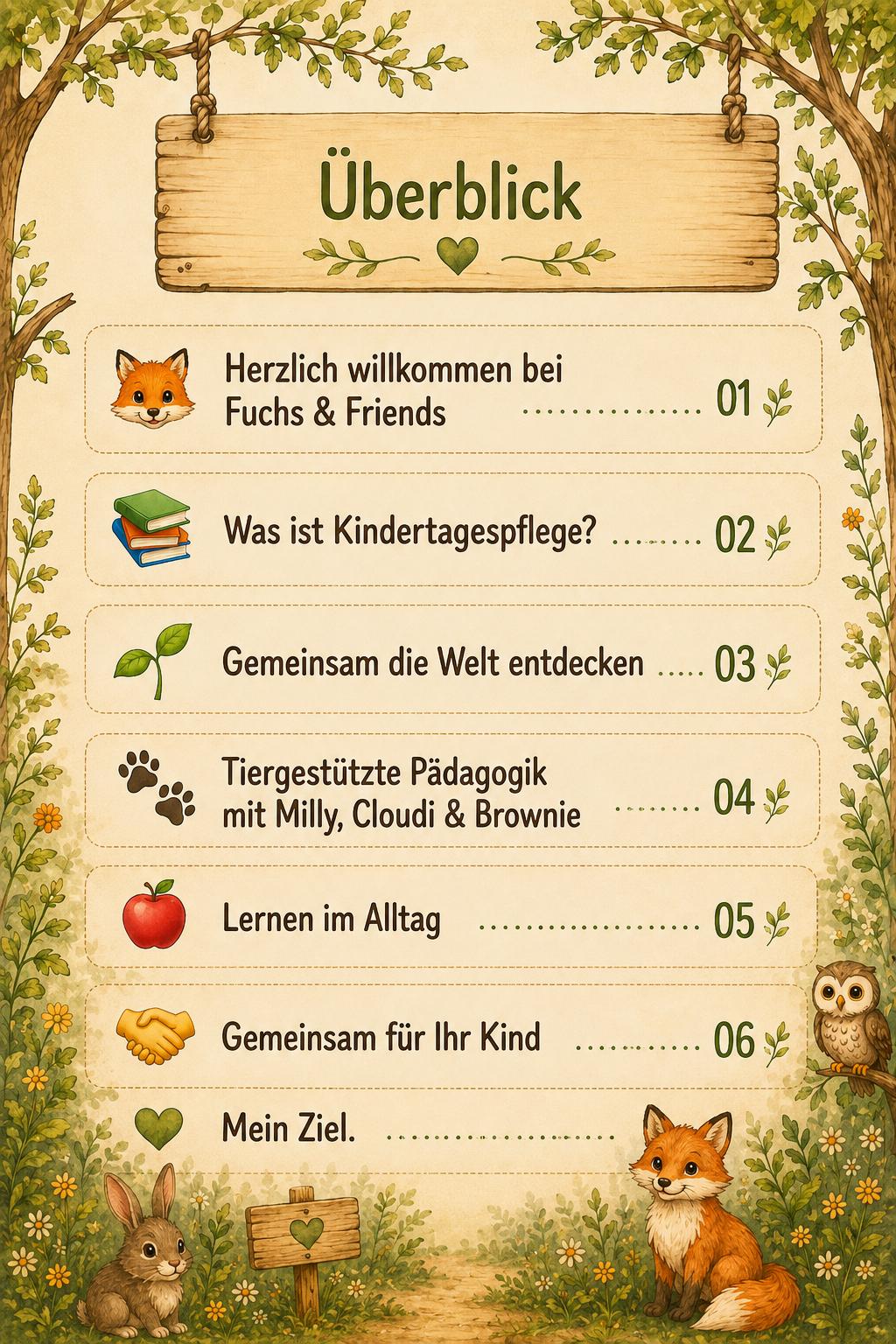 Übersichtsgrafik Fuchs & Friends